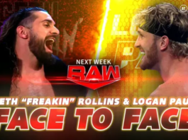 Seth Rollins & Logan Paul Will Meet Face-To-Face Next Week on WWE RAW