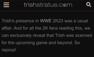 Trish Stratus Set for a Revamped Presence in WWE 2K24