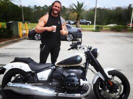Karrion Kross Proudly Displays His New BMW Motorcycle